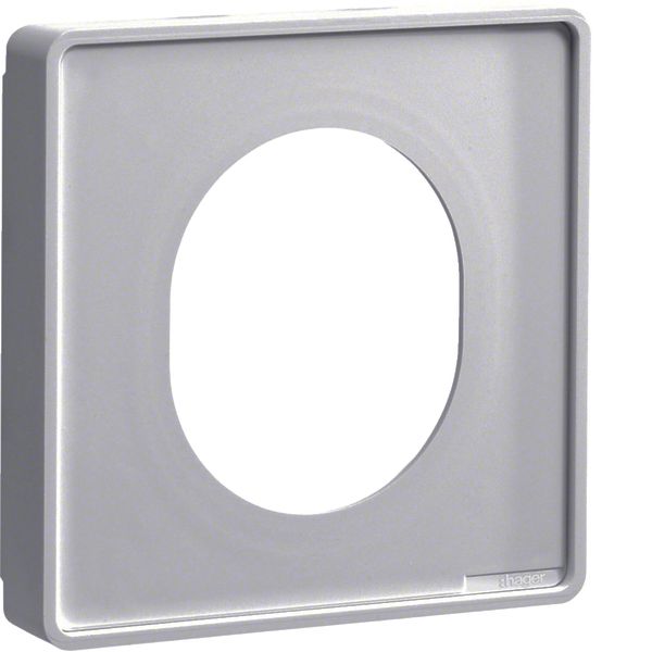 frontplate kit outlet box CEE, light grey image 1