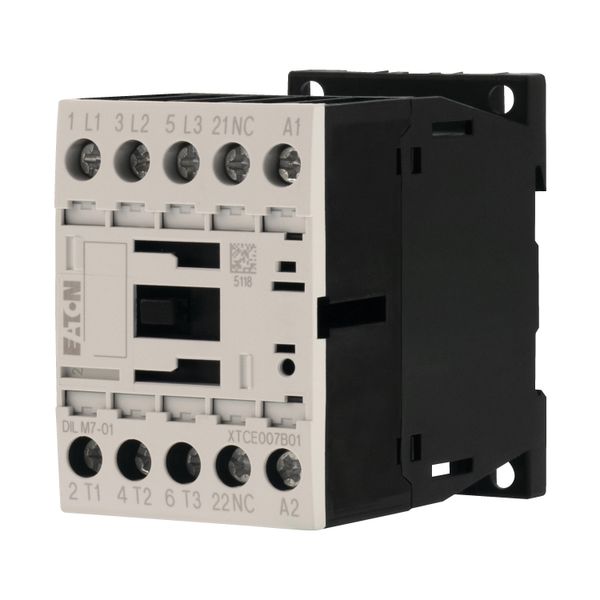 Contactor, 3 pole, 380 V 400 V 3 kW, 1 NC, 12 V DC, DC operation, Screw terminals image 12