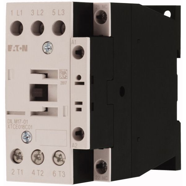 Contactor, 3 pole, 380 V 400 V 7.5 kW, 1 NC, 110 V 50/60 Hz, AC operation, Screw terminals image 3