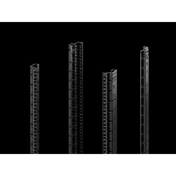 482.6 mm (19") mounting angles, standard, Mounting position: At the front, 38 U image 2