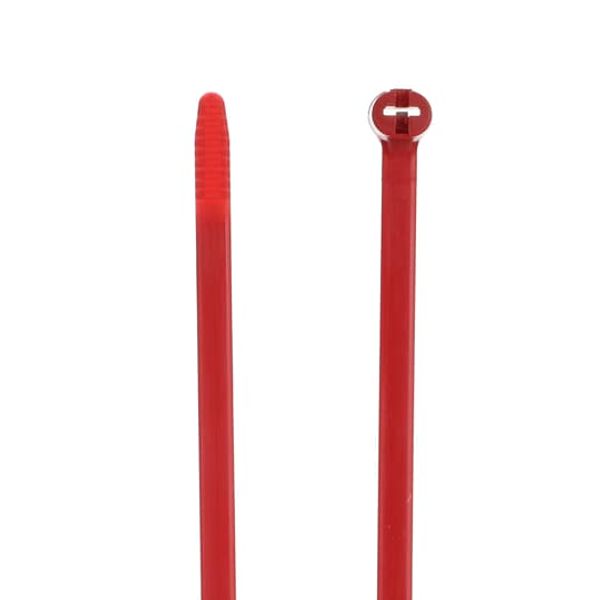 Cable Tie, Red PA 6.6, for Temp up to 85 Degrees C, UL/EN/CSA62275, Type 2/21S L 617mm, W 7.0mm, Thickness 1.65mm, Tensile Strength 530 Newtons image 2