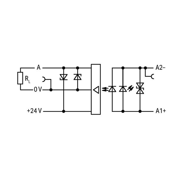 859-753 Optocoupler module; Nominal input voltage: 5 VDC; Output voltage range: 0 … 24 VDC image 5