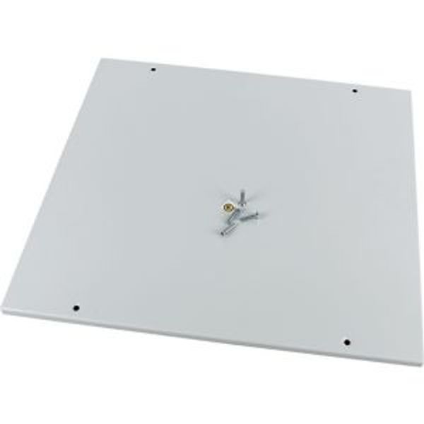 Front cover, +mounting kit, vertical, empty, HxW=400x800mm, grey image 4