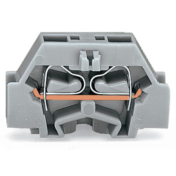 Space-saving, 2-conductor end terminal block without push-buttons suit image 2