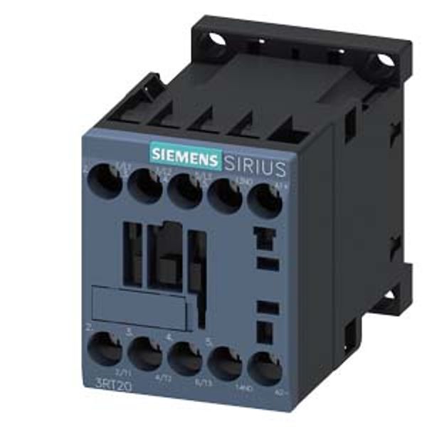 Contactor, AC-3e, 7 A/3 kW/400 V, 3-pole, 110 V DC, 1 NO, screw terminal image 1