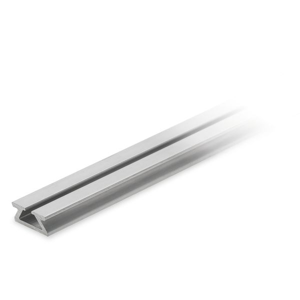 Aluminum carrier rail 1000 mm long 18 mm wide silver-colored image 1