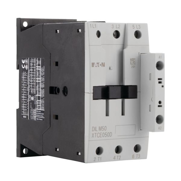 Contactor, 3 pole, 380 V 400 V 22 kW, 110 V 50 Hz, 120 V 60 Hz, AC operation, Screw terminals image 16