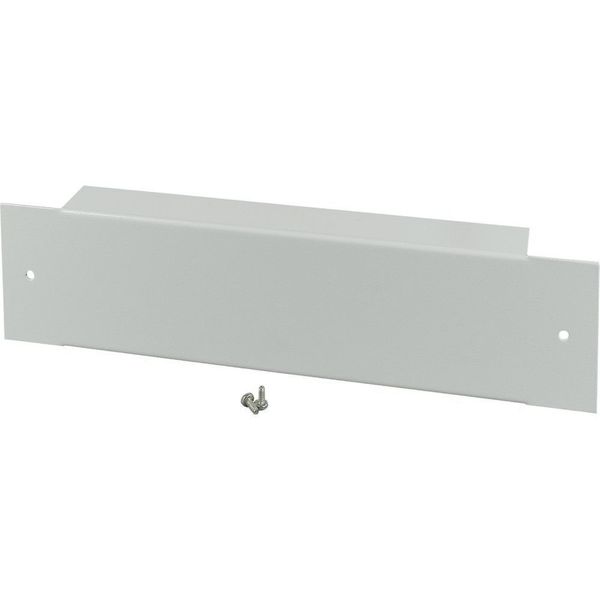 Plinth, front plate for HxW 100 x 425mm, grey image 3