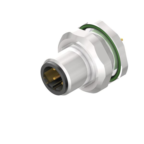 Circular plug connector, installation (PCB connection system), M12, Nu image 2