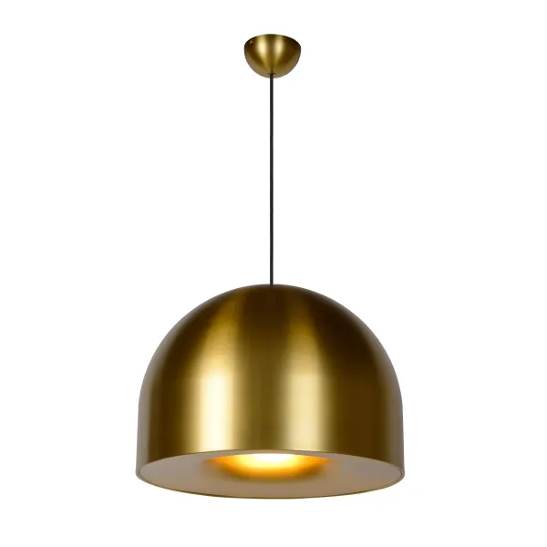 Lucide AKRON - Pendant light - Ø 50 cm - 1xE27 - Matt Gold / Brass image 1