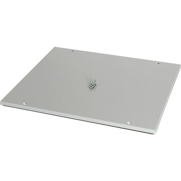 Bottom-/top plate, closed, for WxD = 650 x 600mm, IP55, grey image 4