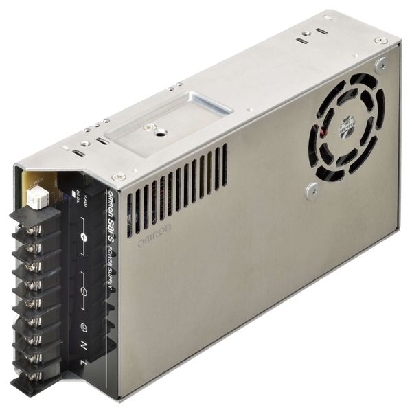 Power supply, 350 W, 100-240 VAC input, 5 VDC, 60 A output, Front term image 3