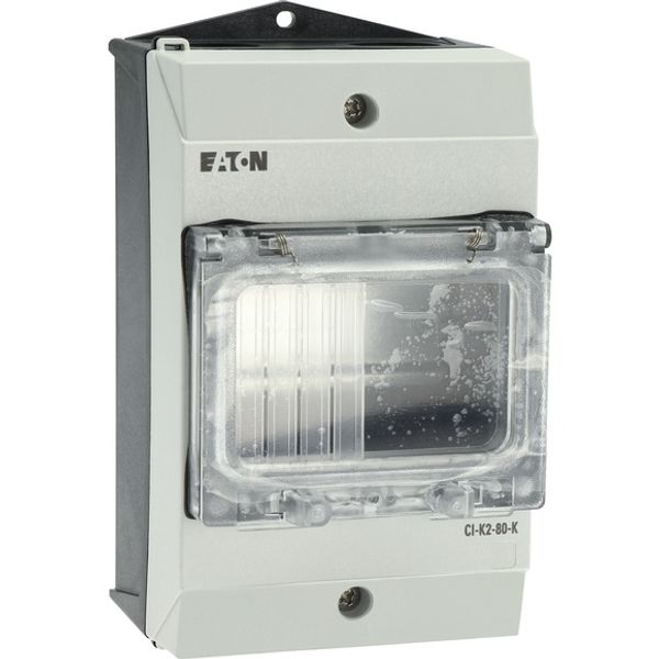 Insulated enclosure, HxWxD=160x100x80mm, +hinged cover image 8