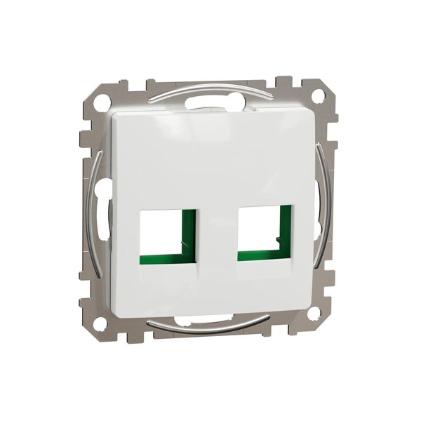 Sedna Design & Elements, plate SYSTIMAX cat5e 6 UTP, white image 3