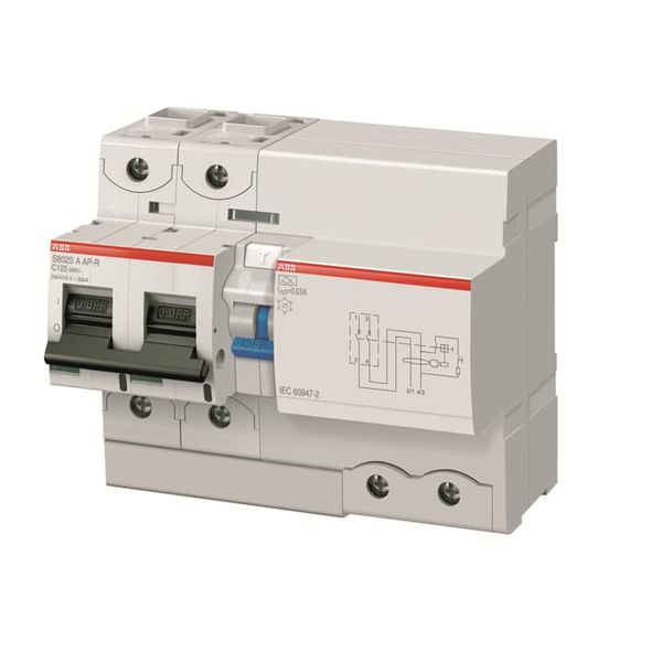 DS802S-K125/0.3A Residual Current Circuit Breaker with Overcurrent Protection image 1