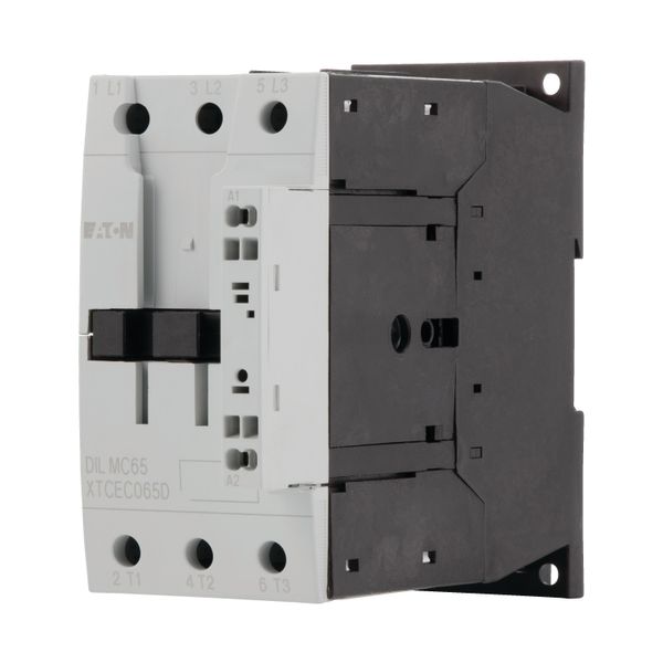 Contactor, 3 pole, 380 V 400 V 30 kW, 230 V 50 Hz, 240 V 60 Hz, AC operation, Spring-loaded terminals image 5