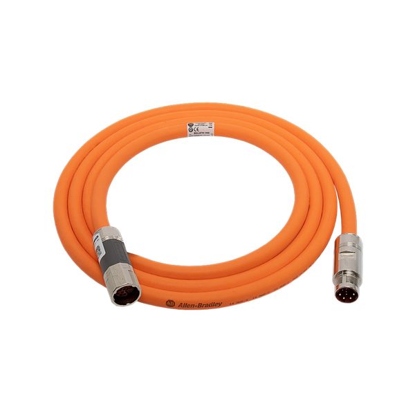 2090 Series,Single DSL,Power, Feedback, Brake,Single SpeedTec DIN Connector,Extension Receptor,18 AWG wire,Continuous flex,8 Meter Cable image 1