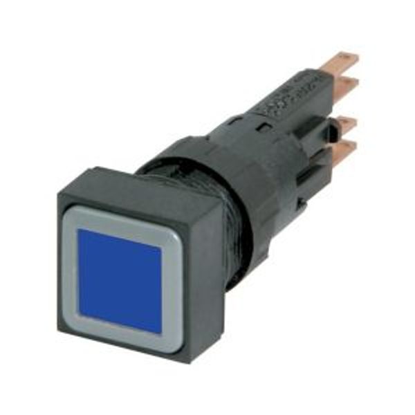 Illuminated pushbutton actuator, blue, maintained image 2