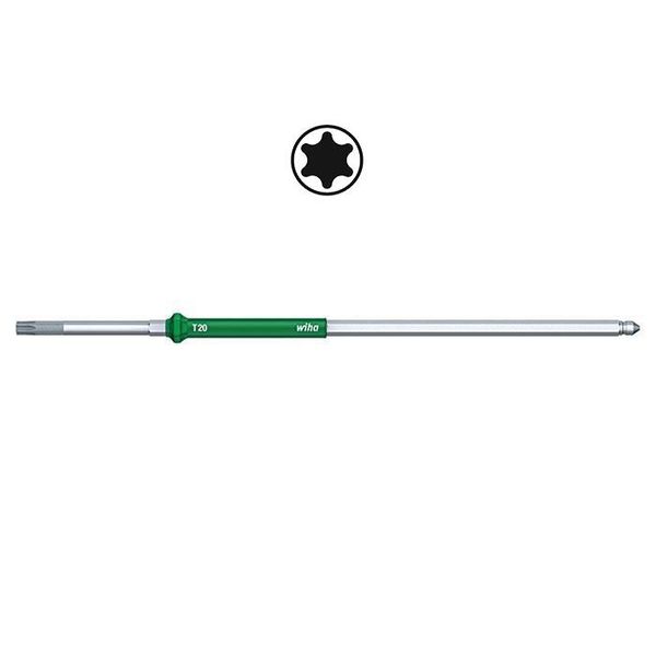 Interchangeable blade  TORX® for torque screwdriver with long handle 28595 T10 x 175 mm / 3,8 Nm max. image 1