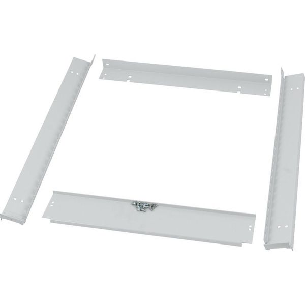 Mounting frame, fix, XE, HxW=600x600mm, grey image 2