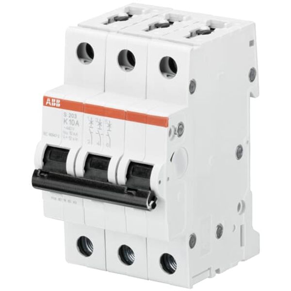 S203-K8 Miniature Circuit Breaker - 3P - K - 8 A image 3