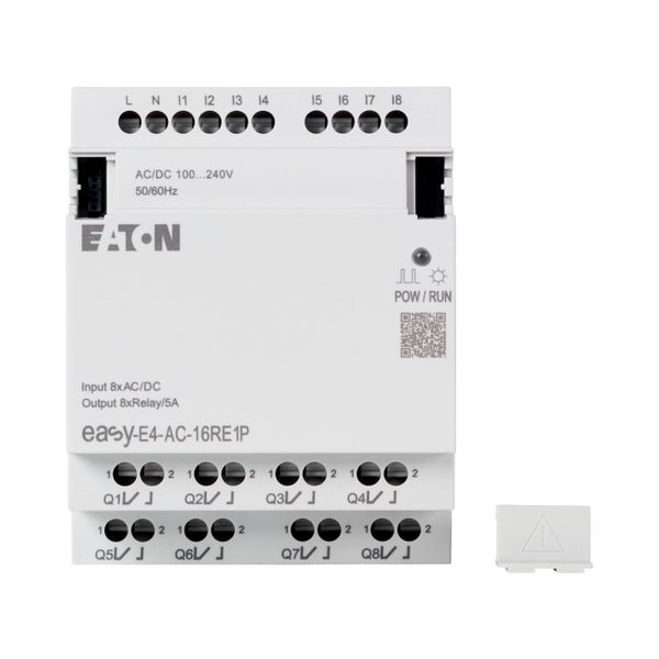 I/O expansion, For use with easyE4, 100 - 240 V AC, 110 - 220 V DC (cULus: 100-110 V DC), Inputs/Outputs expansion (number) digital: 8, Push-In image 7