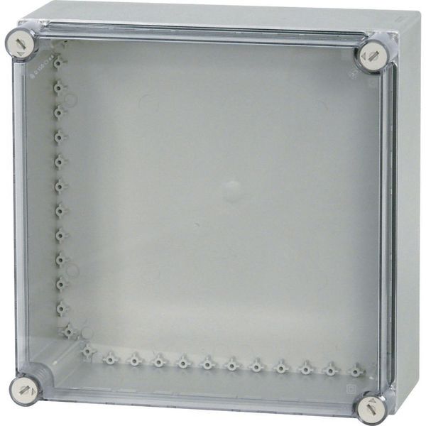 Insulated enclosure, smooth sides, HxWxD=375x375x175mm image 2