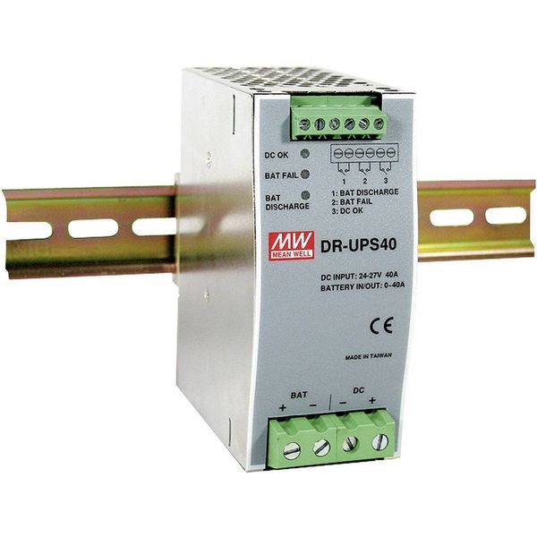 Mean Well DR-UPS40 DIN Rail Power Supply (DIN-Rail) 24 V/DC 2 A Content 1 pc. image 1