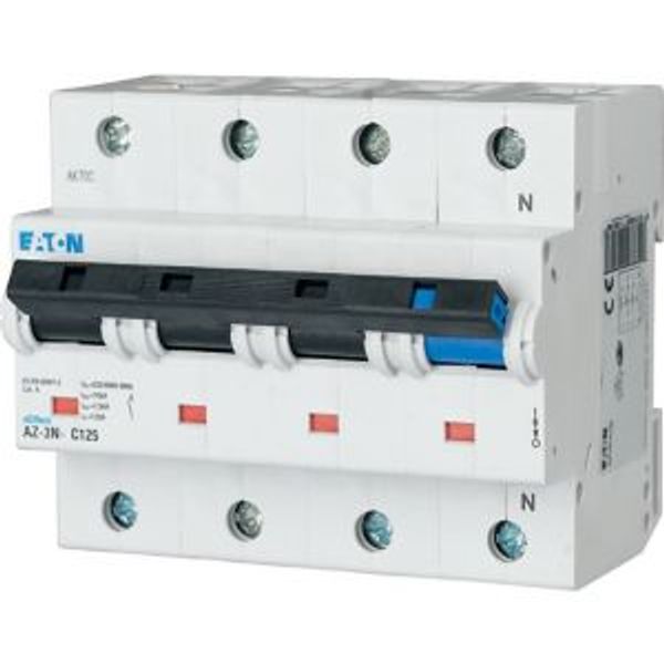 Miniature circuit breaker (MCB), 20A, 3pole+N, type D characteristic image 4