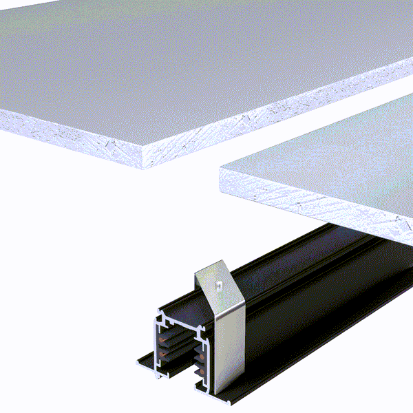 SPS Recessed mounting clip, silver SPECTRUM image 2