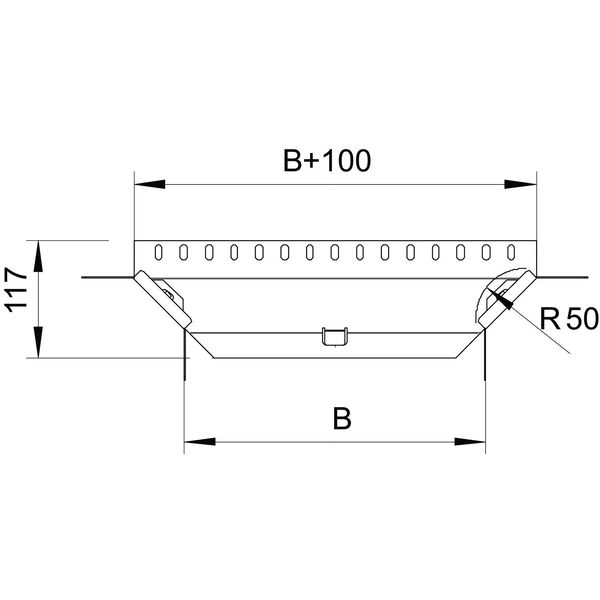 RAA 130 FS Add-on tee with 2 angle connectors 110x300 image 2