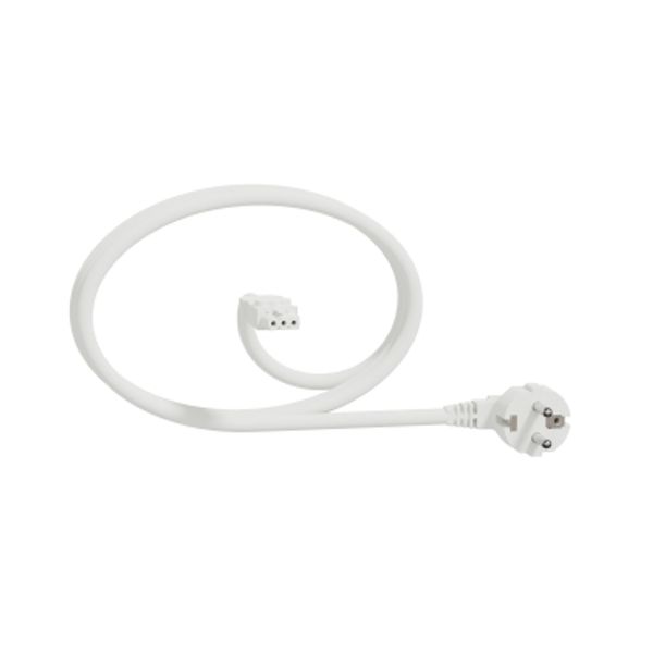 M Unit Cable 10m-1,5mm2-Straight-White image 1