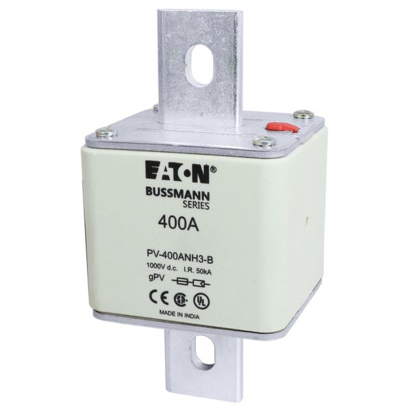 FUSE 400A 1000V DC PV SIZE 3 BOLTED TAG image 31