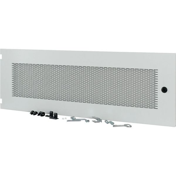 Section wide door, ventilated, HxW=350x1000mm, IP31, grey image 3