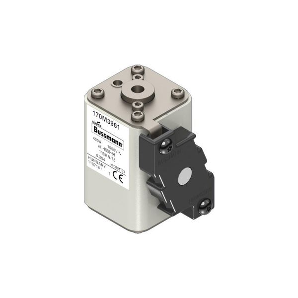 Fuse-link, high speed, 315 A, AC 1000 V, compact size 1, 43 x 61 x 74 mm, aR, IEC, UL, single indicator image 13