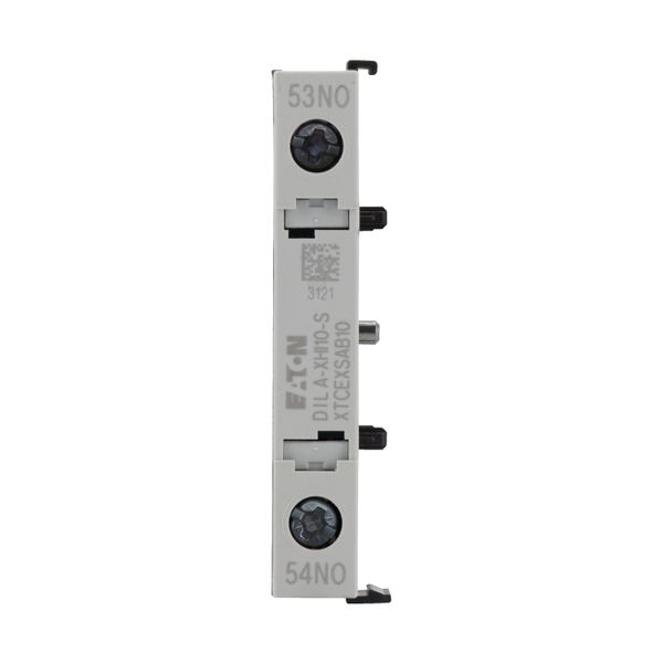 Auxiliary contact module, 1 pole, Ith= 16 A, 1 N/O, Side mounted, Screw terminals, DILA, DILM7 - DILM15 image 8
