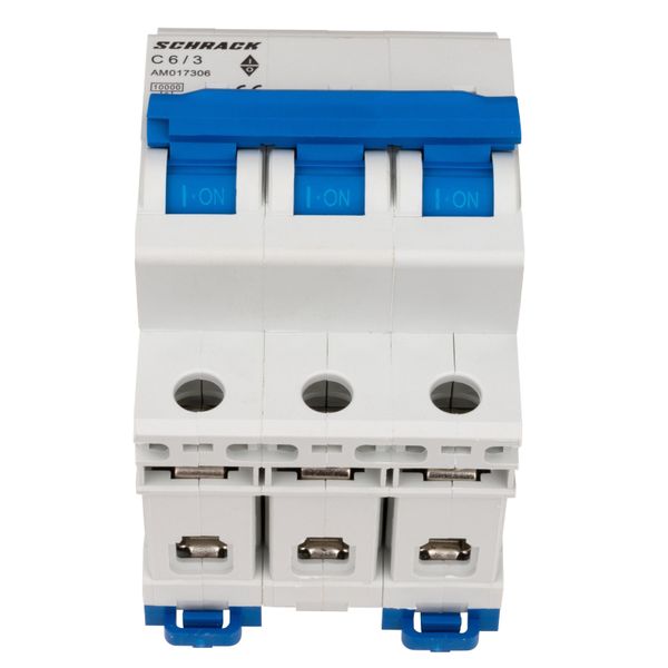 Miniature Circuit Breaker (MCB) AMPARO 10kA, C 6A, 3-pole image 2
