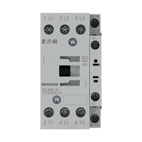 Contactor, 3 pole, 380 V 400 V 18.5 kW, 1 N/O, 400 V 50 Hz, 440 V 60 Hz, AC operation, Screw terminals image 13