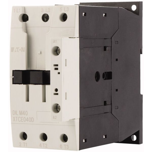 Contactor, 3 pole, 380 V 400 V 18.5 kW, 208 V 60 Hz, AC operation, Screw terminals image 3