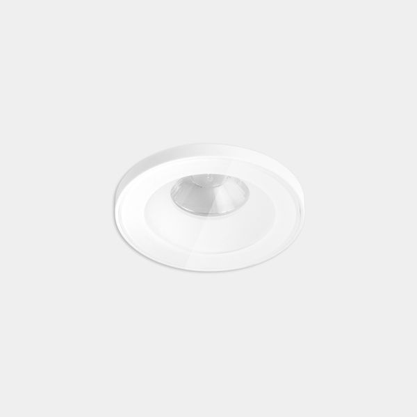 Downlight Play IP65 Glass Round Fixed 6.4W LED neutral-white 4000K CRI 90 48.7º White IP65 596lm image 1