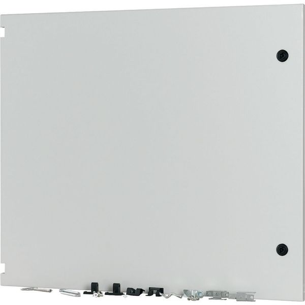 Front door for IZMX16, fixed, HxW=550x425mm, IP55, grey image 2