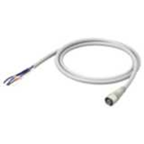 Sensor cable, Smartclick M12 straight socket (female), 4-poles, A code image 1