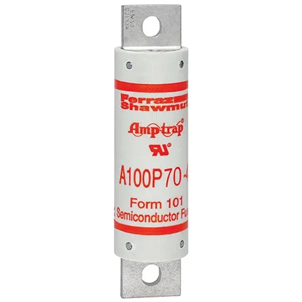 High Speed Fuse Amp-Trap® A100P 1000VAC 750VDC 70A Bolted Blade image 1