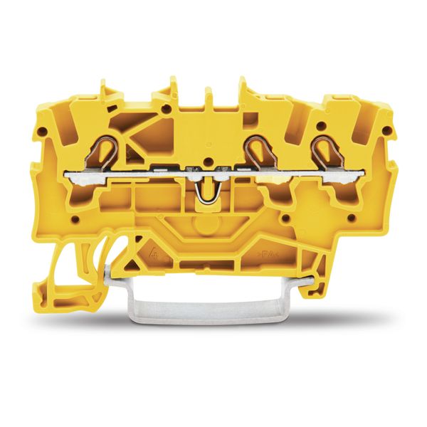 2001-1306 3-conductor through terminal block; 1.5 mm²; suitable for Ex e II applications image 1