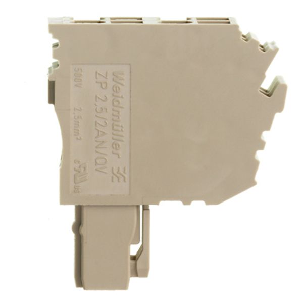 Plug (terminal), Plug-in connection, 2.5 mm², 500 V, 24 A, Number of p image 1