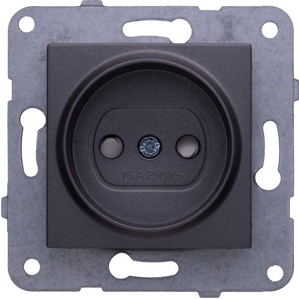Karre Plus-Arkedia Dark Grey (Quick Connection) Child Protected Socket image 1