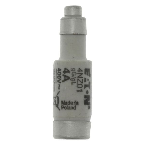 Fuse-link, LV, 4 A, AC 400 V, D01, gL/gG, IEC, time-delay image 10