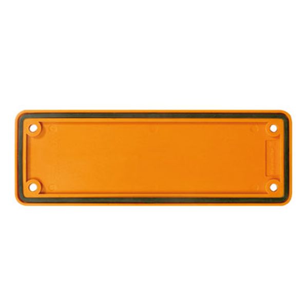 Cover (industrial connector), Plastic, Colour: orange, Size: 8 image 1