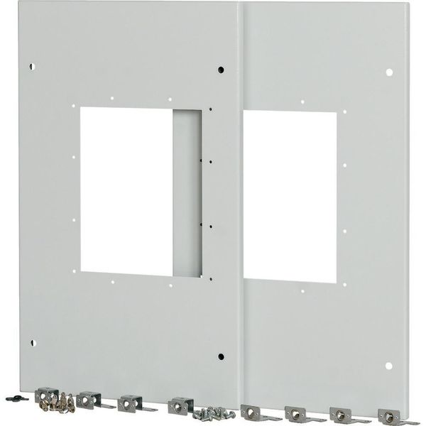 Front cover, 2x IZMX16, fixed mounted design, W=800mm image 2