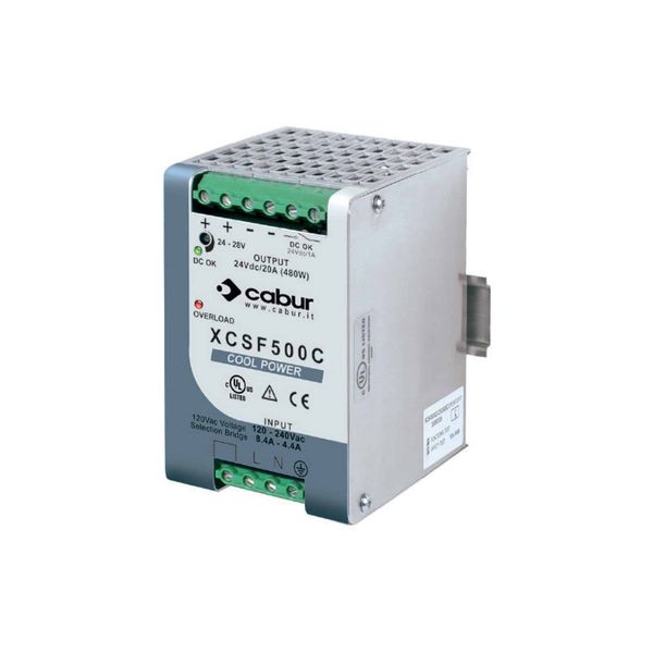 Single-phase power supply input 120-230Vac / output 24Vdc 20A image 1